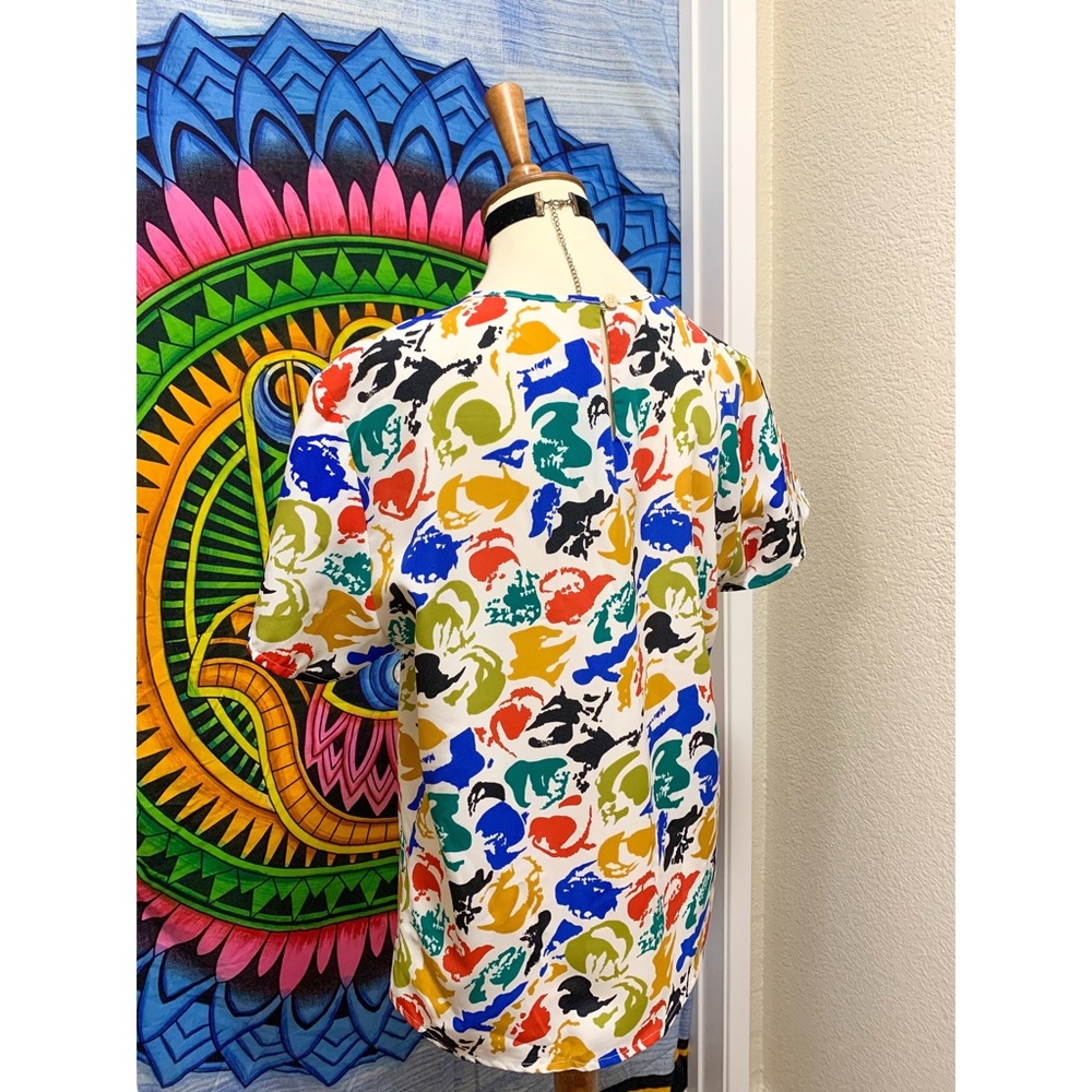 🌈 Stylish Vintage pop art top - Picture 8 of 12